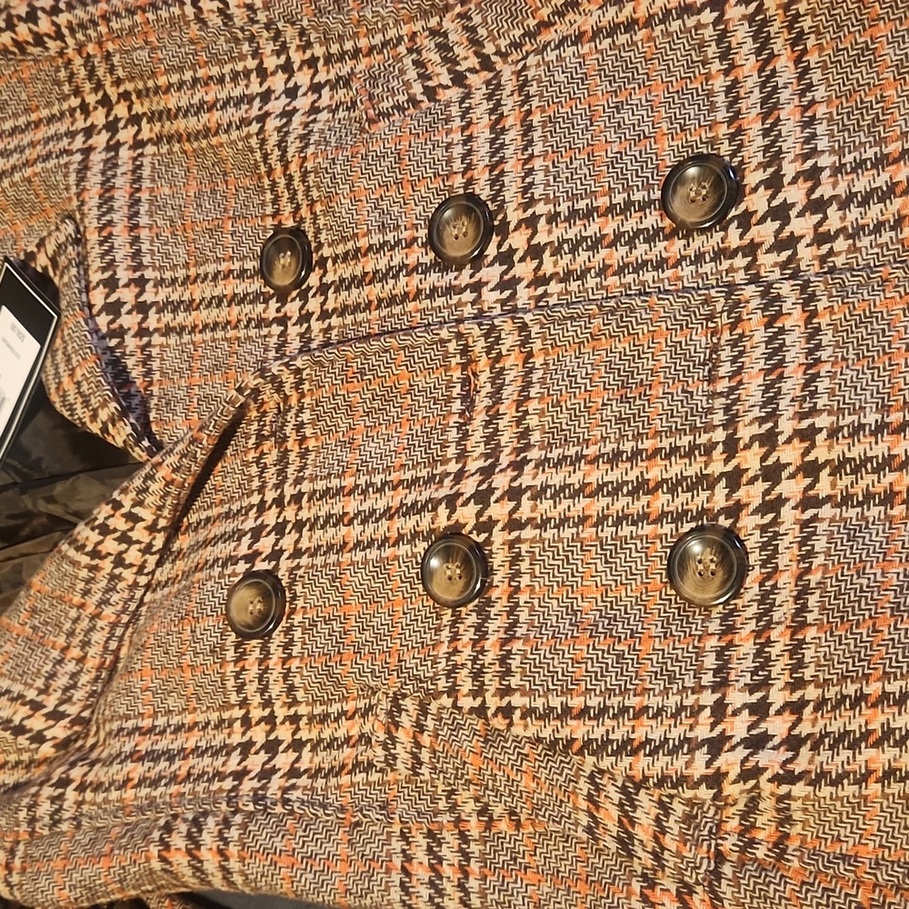 Plaid coat